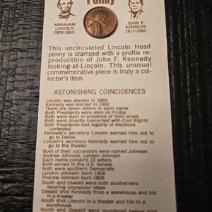 1973 Uncirculated Lincoln Head Penny with Kennedy Profile